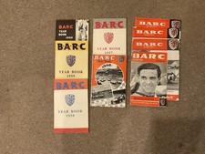 BARC (British Automobile Racing Club) Yearbooks 1956-1960 (five) and 4 Gazettes