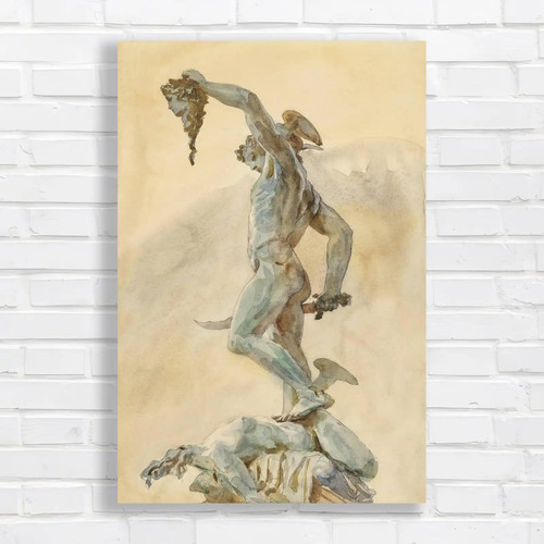 Mythical nude male figure - male,