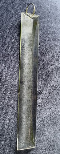 Vintage spear cut glass - cut,