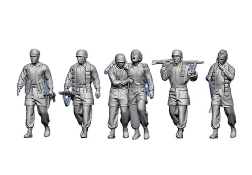 Ww2 german paratroopers - 1:72,