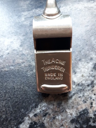 Vintage acme thunderer whistle - acme,