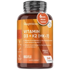 Vitamin D3 K2 Tablets | 365