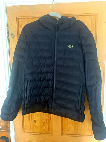 Lacoste mens black - jacket, xl