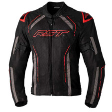 RST S1 Mesh CE Mens Textile Jacket - Black / Red