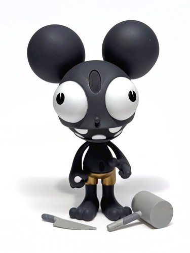 Dalek space monkey - monkey, black