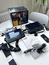 Bush PDVD-163c 7" Dual 2 Screen Car Portable DVD Player in Black & Rechargeable