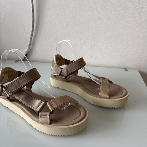 Zara taupe platform - zara, sandals