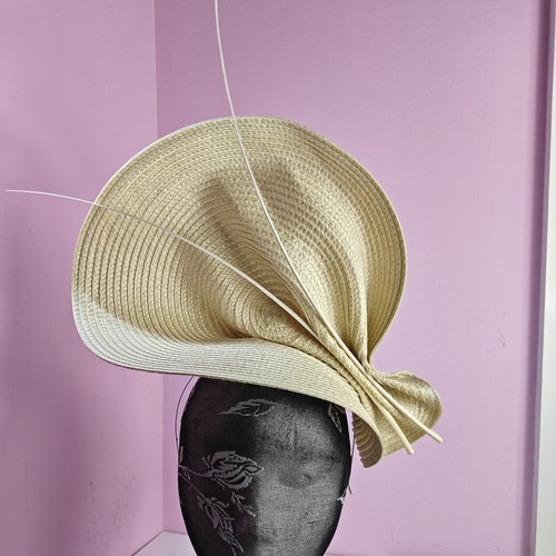 Cream ivory large straw - large,