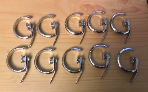 Chrome corded curtain pole - curtain,