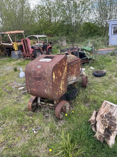 Vintage winget cement mixer - cement,