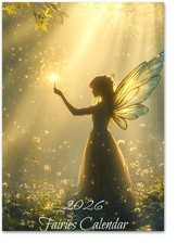Fairies A3 Wall Calendar 2026