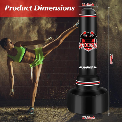 Punching bag with stand - stand, adult