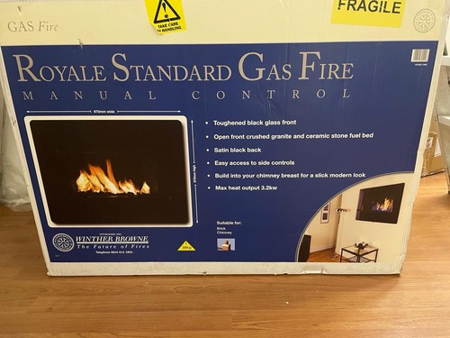Brand new gas fire place - gas,