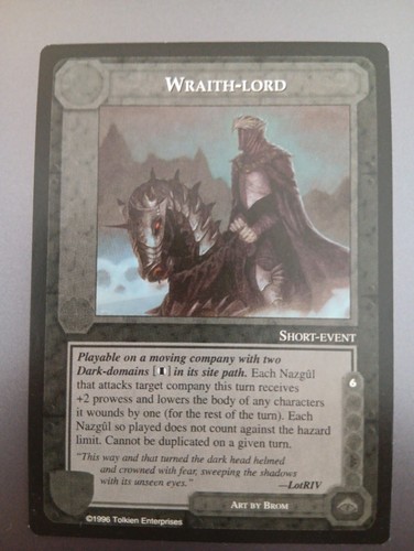 Wraith lord meccg middle - meccg,