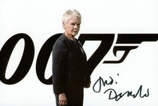 Dame Judi Dench Signed 6x4