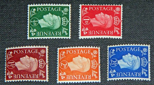 Kgvi 1937 definitives - gb,