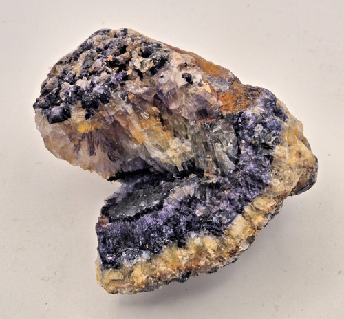 Blue john fluorite specimen - blue,
