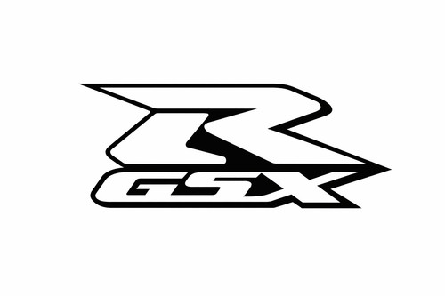 Gsxr logo vinyl - decal, outline