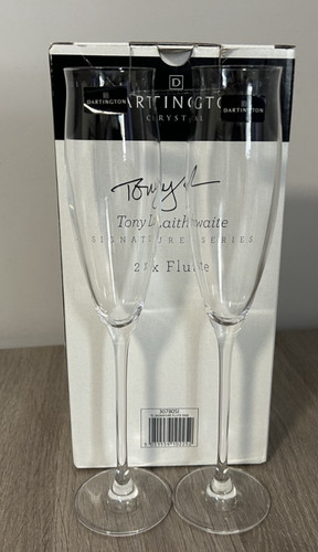 Pair dartington crystal tony - pair,