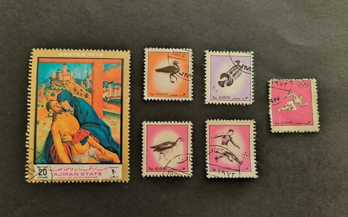 Ajman state 6 used - -,