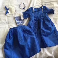 American Girl Felicity Christmas Dress complete+ matching handmade dress 9/10yrs