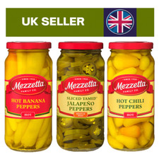 Mezzetta Hot Chilli Peppers Sliced Tamed Jalapeño Peppers Hot Banana Wax Peppers