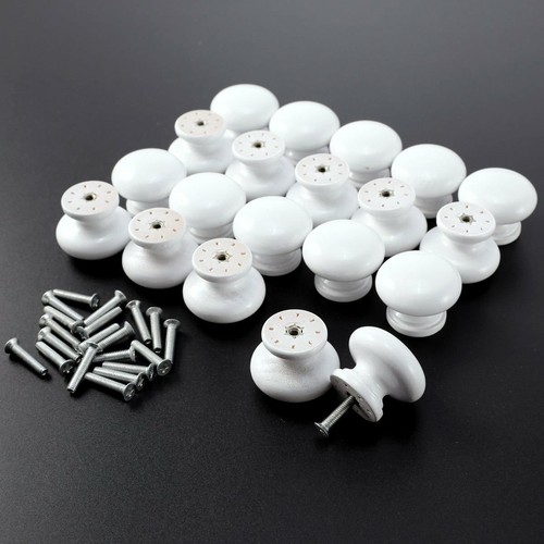 10pcs white real solid - solid, wood