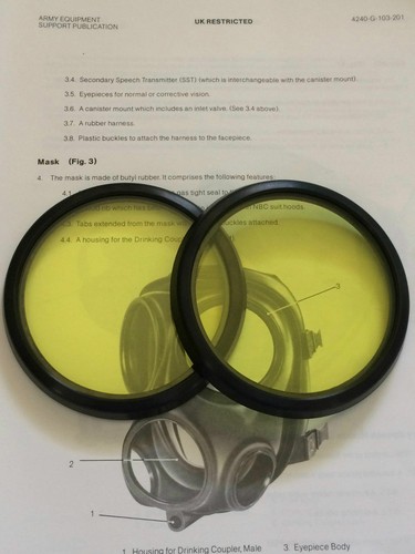 S10 gas mask respirator amber - gas,