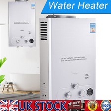 18L Tankless LPG Water Heater Propane Gas Instant Boiler Outdoor Camping Shower
