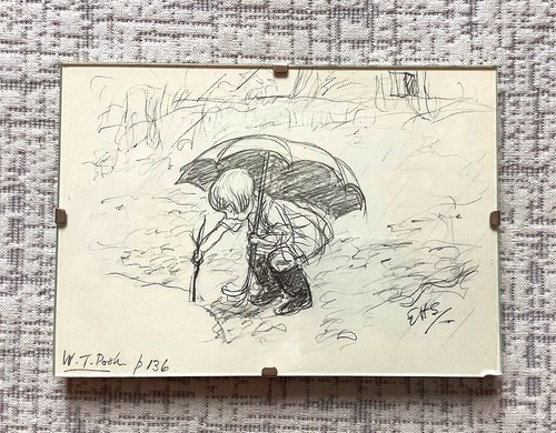 Winnie the pooh pencil - the, sketch
