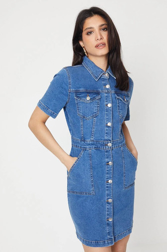 Dorothy perkins mid wash denim - mid,