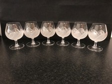 Set of 6 Frosted Brandy