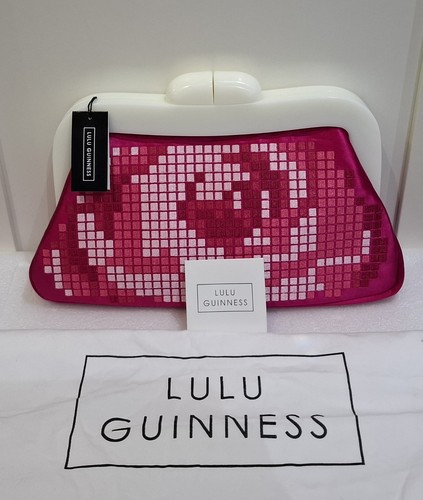 Lulu guinness pink satin rose - pink,