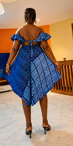 Women blue geometric - blue,