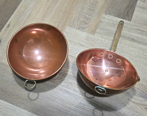 Vintage solid copper jam - jam, &