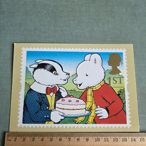 Vintage postcard rupert and - vintage,