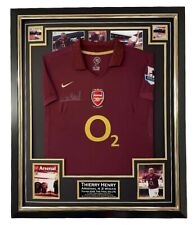 Framed Thierry Henry Signed Shirt Autographed Jersey * HIGHBURY 2005 2006