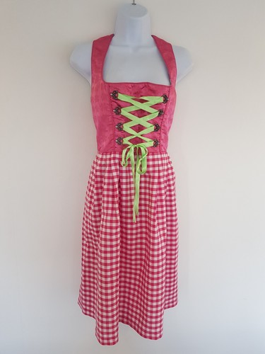 Vintage dress pink oktoberfest - vintage,