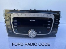Ford Sony Radio Code 6000 6006
