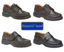 Mens Black Lightweight Wide Fitting Shoes