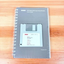 Vintage NCR MS-DOS Options Operating System Floppy Disc Ver 3.3 with User Guide