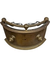 Antique Brass Fireplace Fender