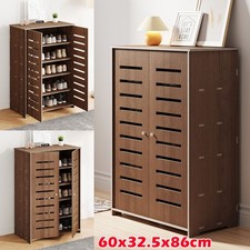 Wooden Shoe Rack Storage Shelf