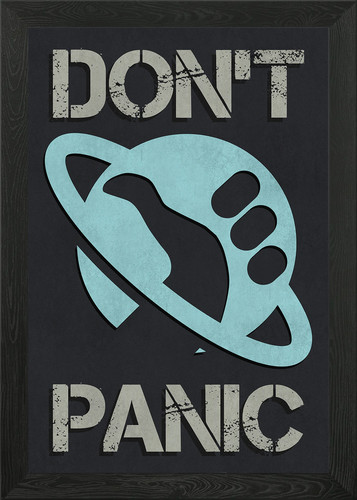 Dont panic framed wall art - dont,