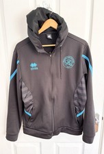 Queens Park Rangers (QPR) Errea Full Zip Navy Blue Players Walkout Jacket Large