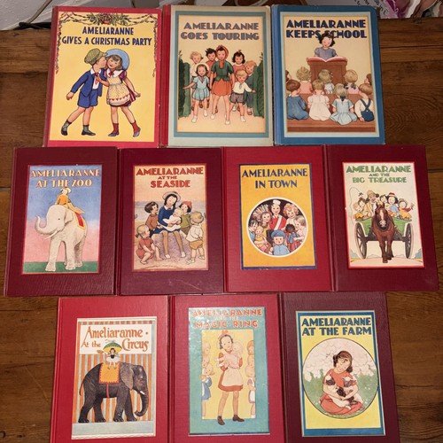 Ten antique ameliaranne books - ten,