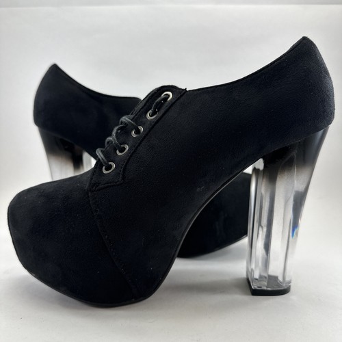 Womens black high - black, heel