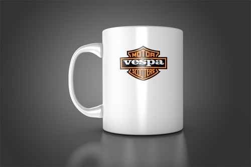 Vespa mug cup coffee tea - vespa,