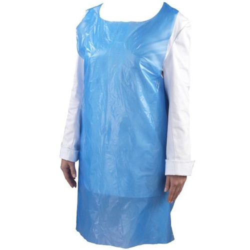 200 aprons disposable blue - aprons,