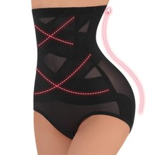 Women Seamless Tummy Belly Control Knickers Body Shaper Slimming Girdle Pants UK
